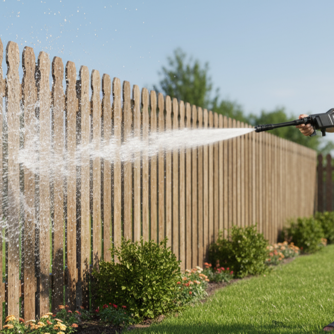Custom Exterior Fence and Gate Cleaning